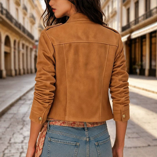 Damen Stylische Jacke im Militärstil Nord Taschen