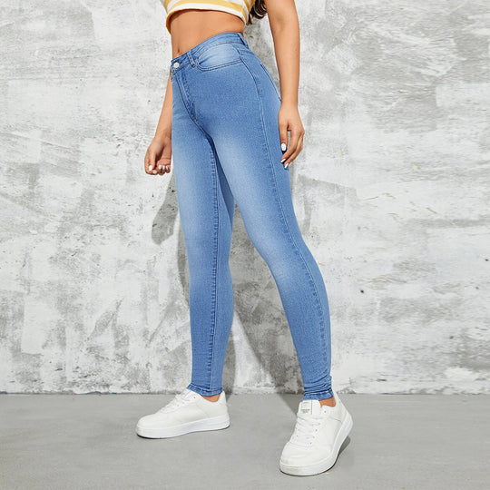 Damen High-Waist Skinny Jeans mit formendem Stretch und Push-up-Effekt Nord Taschen