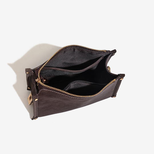 Damen Handtasche mit abnehmbarem Schulterriemen und eleganter Klappenöffnung Nord Taschen