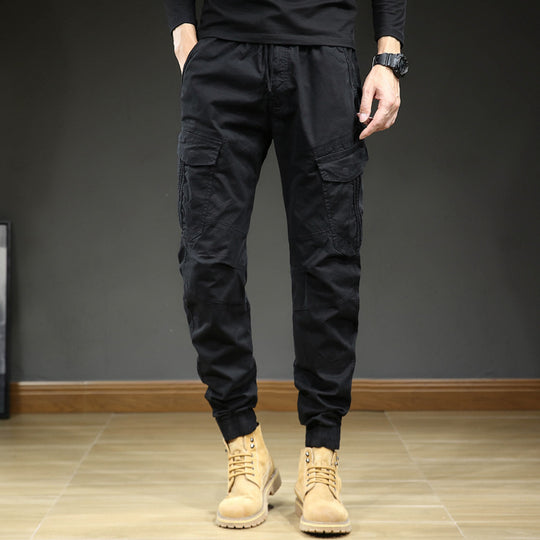 Herren Tapered-Cargo‑Jogger mit geripptem Knöchelabschluss und verstärkten Kniepaneelen Nord Taschen