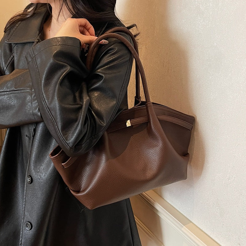 Damen Beuteltasche aus hochwertigem, strukturiertem Leder mit elegantem Design Nord Taschen