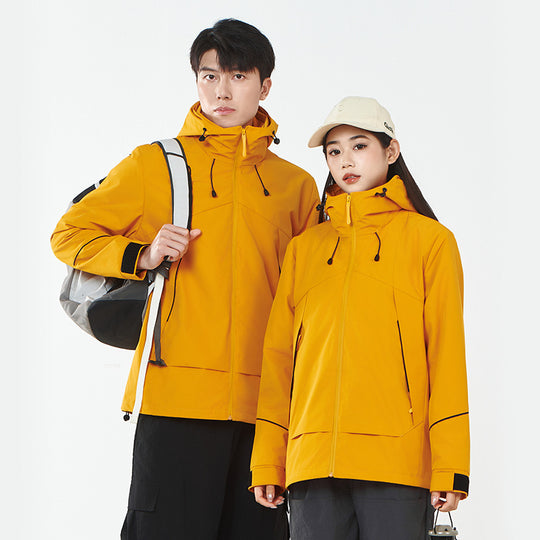Damen Leichte wind- und wasserabweisende Softshell-Trekkingjacke mit verstellbarer Kapuze Nord Taschen