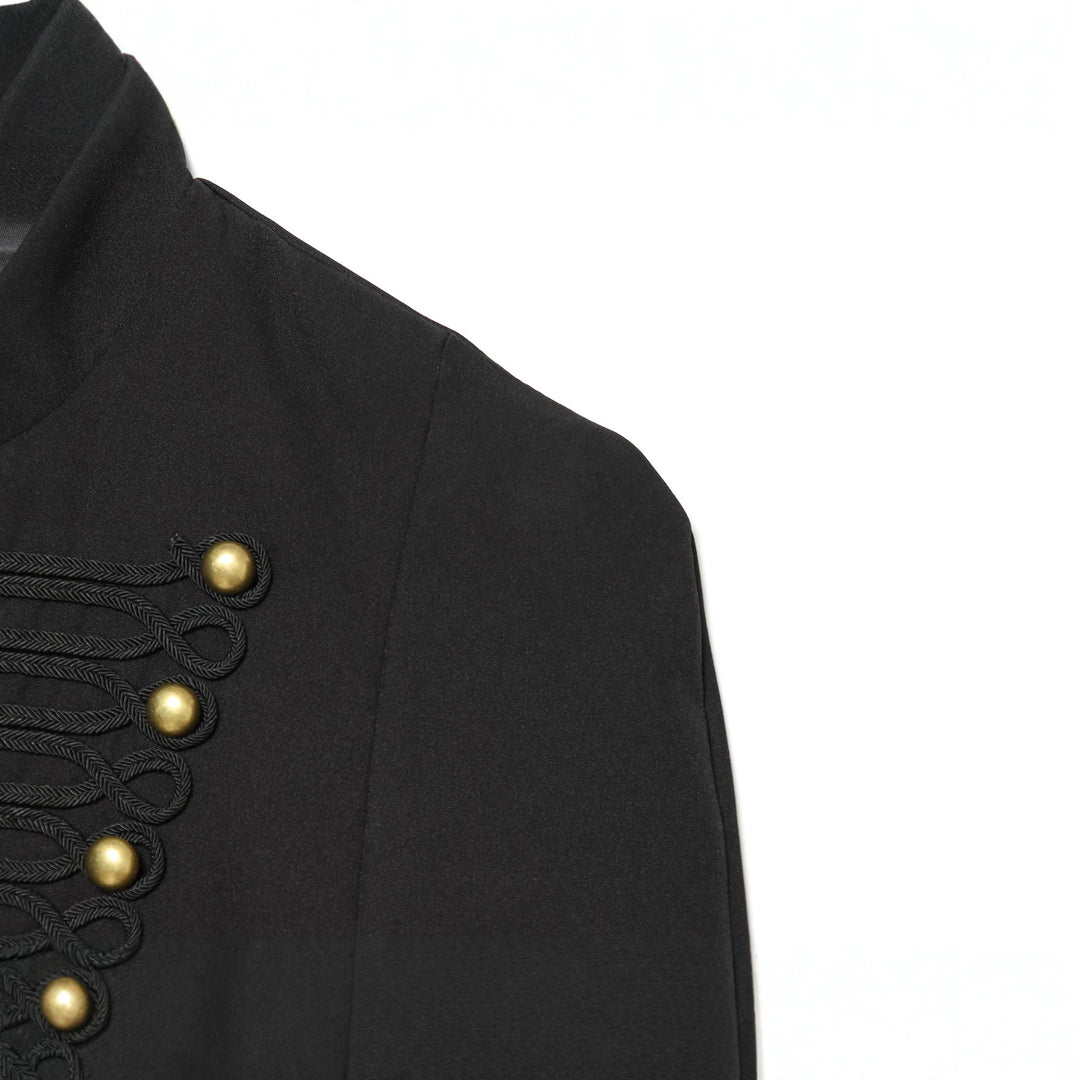 Damen Kurzjacke im Marschallstil mit Stehkragen und Zierkordierungen Nord Taschen