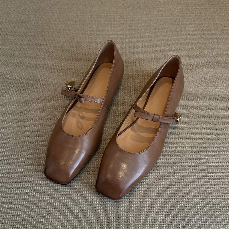 Damen Mary Jane Ballerinas mit edlem Riemenverschluss und komfortabler Sohle