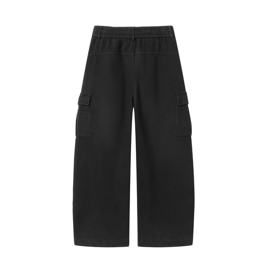 Herren Weite Cargo-Hose mit Kordelbund und Mehrfachpattentaschen Nord Taschen