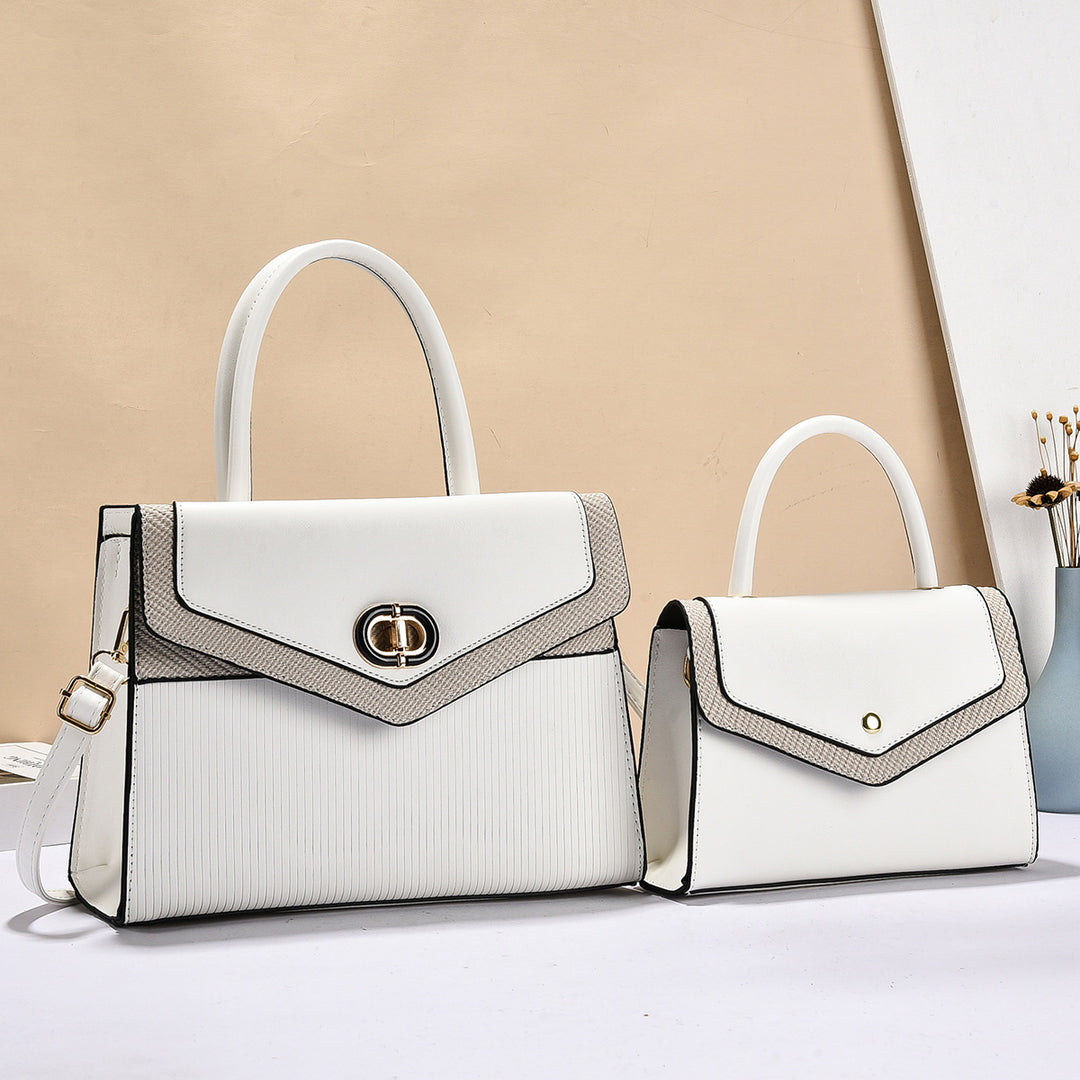 Damen elegantes Handtaschen-Set mit abnehmbarer Clutch Nord Taschen