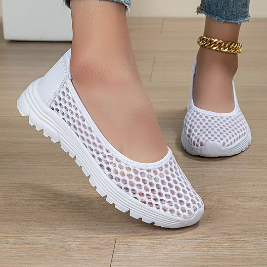 Damen Atmungsaktive Ballerinas mit rutschfester Sohle Nord Taschen