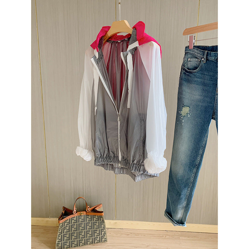 Damen Sportliche Übergangsjacke mit Kapuze Nord Taschen