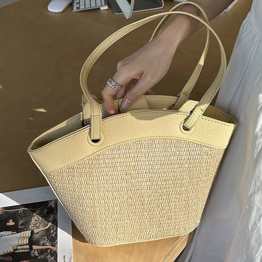 Damen Strandtasche mit geflochtener Struktur und abnehmbarem Innenbeutel Nord Taschen