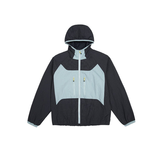 Unisex Leichte Kapuzen-Windjacke mit Ripstop‑Material, Colourblock‑Einsätzen und Fronttaschen Nord Taschen