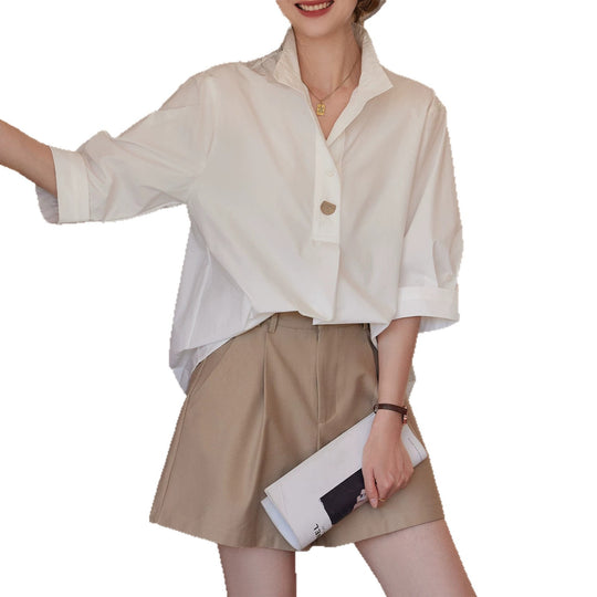 Damen Elegante und luftige Bluse mit modernem Schnitt Nord Taschen