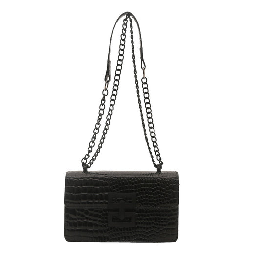 Damen elegante Umhängetasche im modernem Krokodilleder-Look Nord Taschen