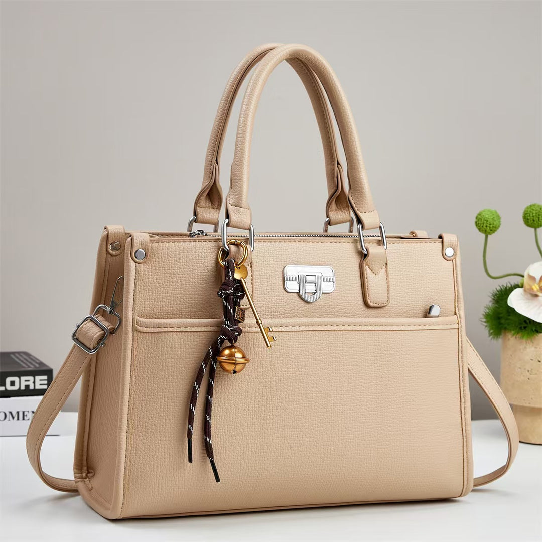 Damen Handtasche mit strukturiertem Design und abnehmbarem Tragegurt Nord Taschen