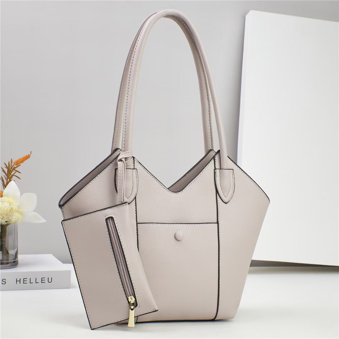 Damen elegante Tragetasche mit praktischem abnehmbarem Mini-Etui Nord Taschen