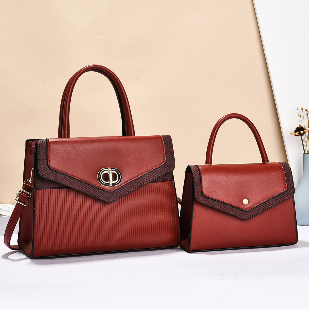 Damen elegantes Handtaschen-Set mit abnehmbarer Clutch Nord Taschen
