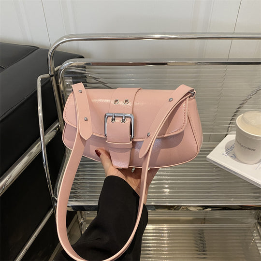 Damen Umhängetasche mit eleganter Schnallenverzierung Nord Taschen