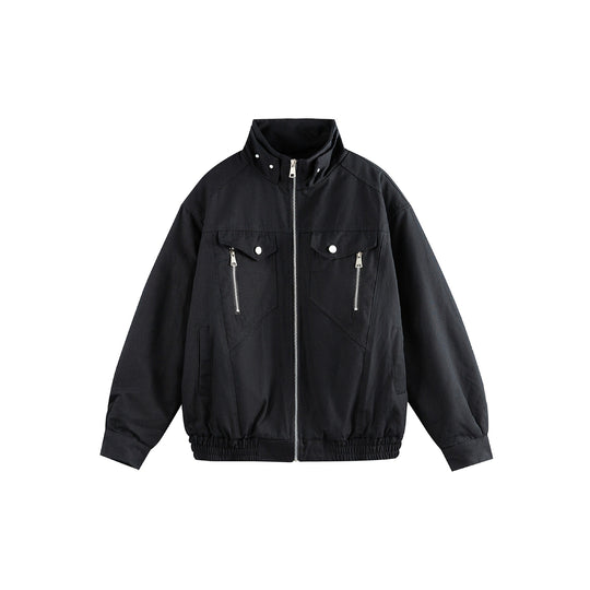 Unisex Boxy-Fieldblouson mit verstärkten Brusttaschen und elastischem Saum Nord Taschen