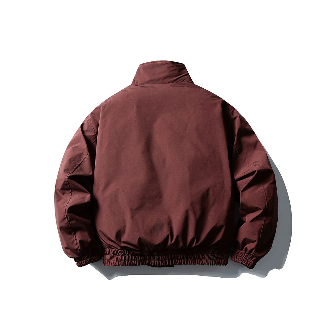 Herren Kurzboxy Thermo‑Bomber mit hohem Stehkragen und aufgesetzten XXL‑Taschen Nord Taschen