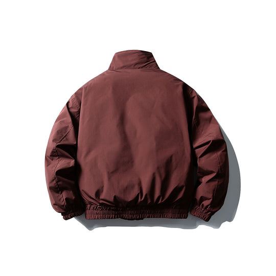 Herren Kurzboxy Thermo‑Bomber mit hohem Stehkragen und aufgesetzten XXL‑Taschen Nord Taschen