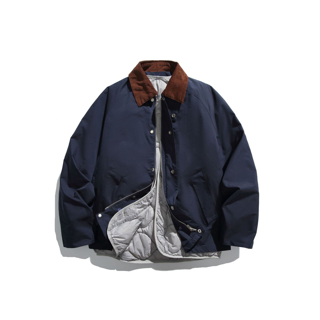 Herren Winddichter Blouson mit Cordkragen und herausnehmbarer Stepp-Innenseite Nord Taschen