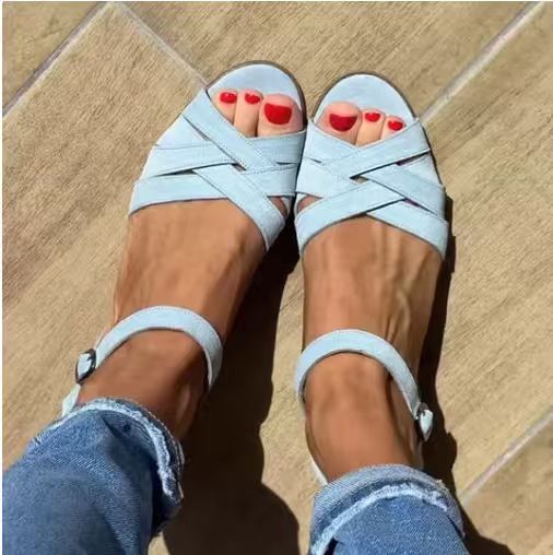 Damen modische Komfort-Sandalen mit verstellbaren Riemen Nord Taschen