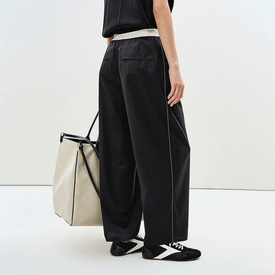 Damen Elegante Weite Hose Nord Taschen