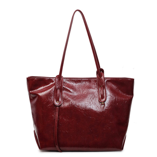 Damen geräumige Shopper-Tasche aus hochwertigem Kunstleder Nord Taschen