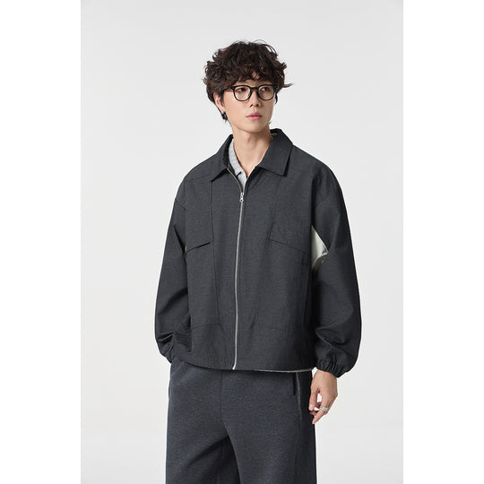 Unisex Kurzblouson im Boxy‑Cut mit durchgehendem Reißverschluss und Pattentaschen Nord Taschen