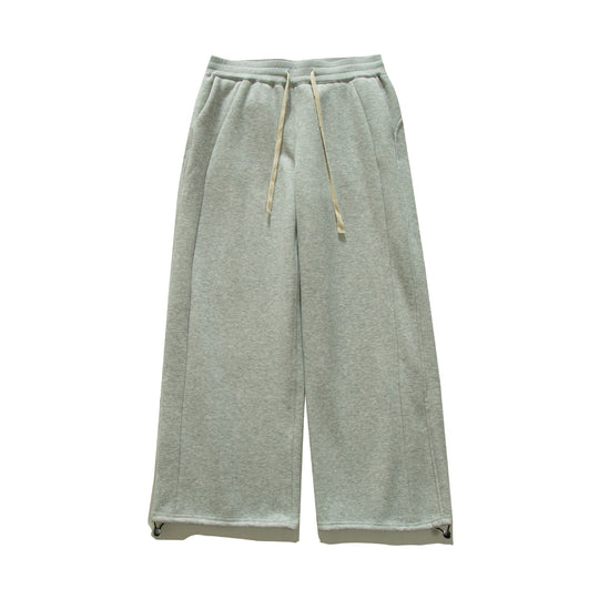 Damen Weite Sweat-Culotte mit Kordelzug, Ziernähten und verstellbarem Saum Nord Taschen
