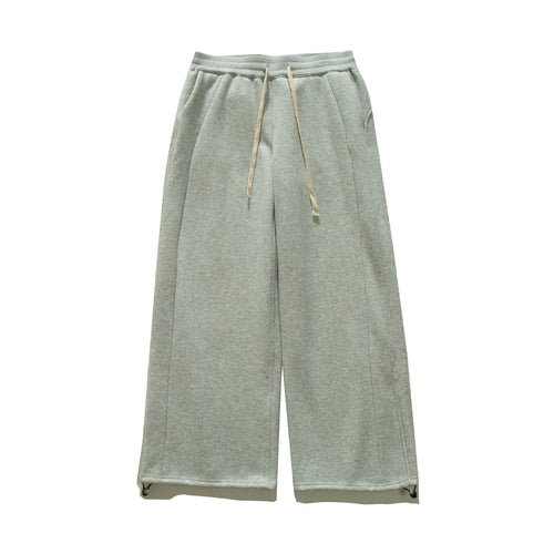 Damen Weite Sweat-Culotte mit Kordelzug, Ziernähten und verstellbarem Saum Nord Taschen