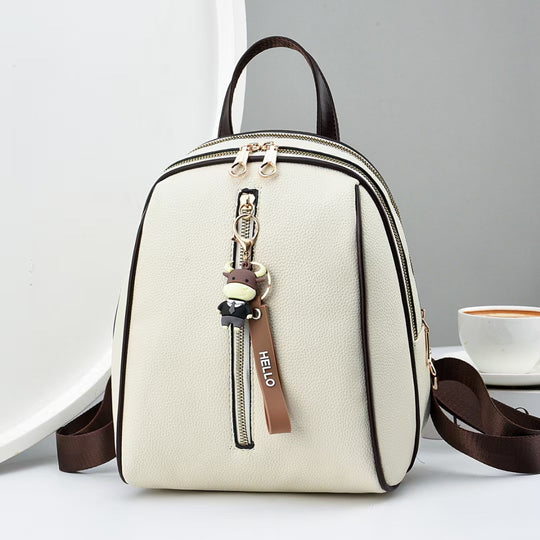Damen Rucksackhandtasche mit praktischem Innenraum und trendigem Anhänger Nord Taschen