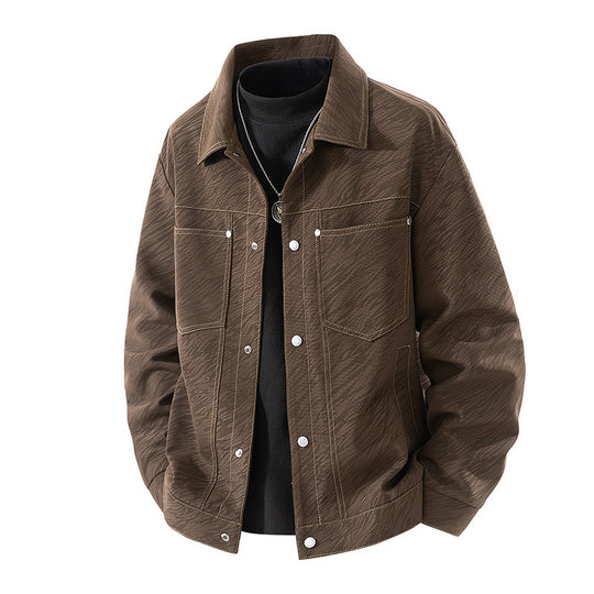 Herren Lässige Overshirt Jacke Nord Taschen