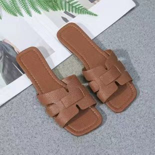 Damen Komfortable Slidesandalen mit modischem Riemen-Design