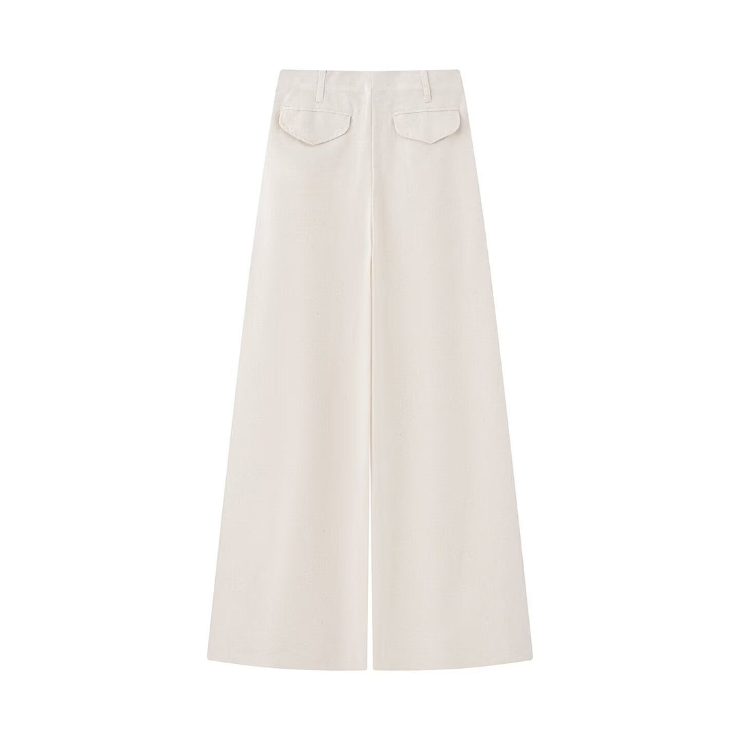 Damen Zweiteiliges Hemd- und Culotte-Set mit Taillenschnürung Nord Taschen