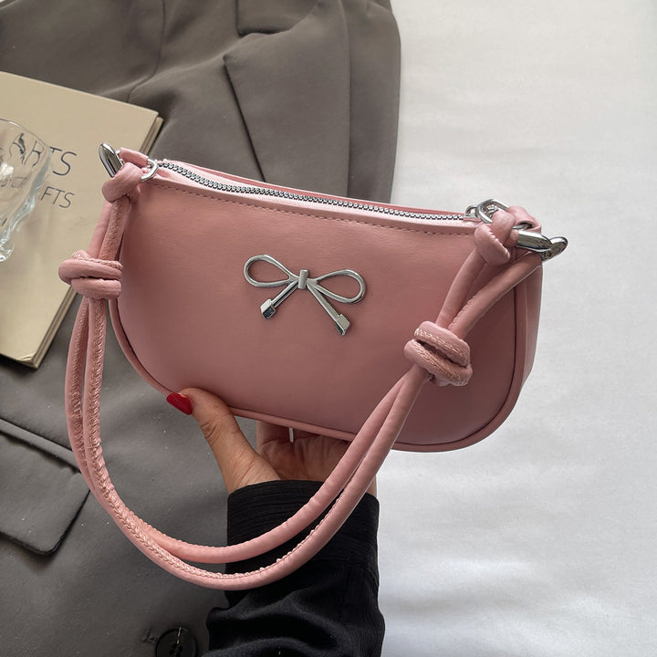 Damen elegante Handtasche mit dekorativen Schleifendetails Nord Taschen