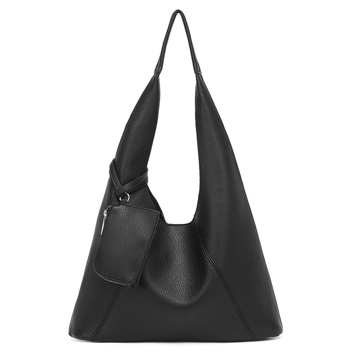 Damen Hobo-Tasche aus hochwertigem Kunstleder mit praktischen Außentaschen Nord Taschen