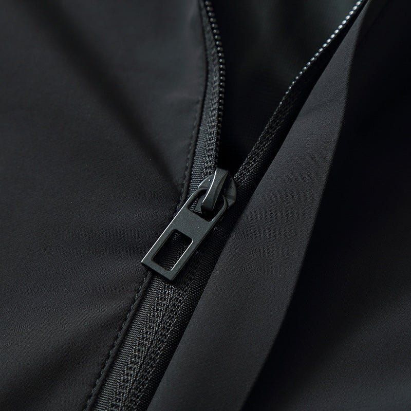 Herren Ultraleichte Wind- und Wasserabweisende Softshelljacke mit Kapuze, verdecktem Reißverschluss und elastischen Bündchen Nord Taschen