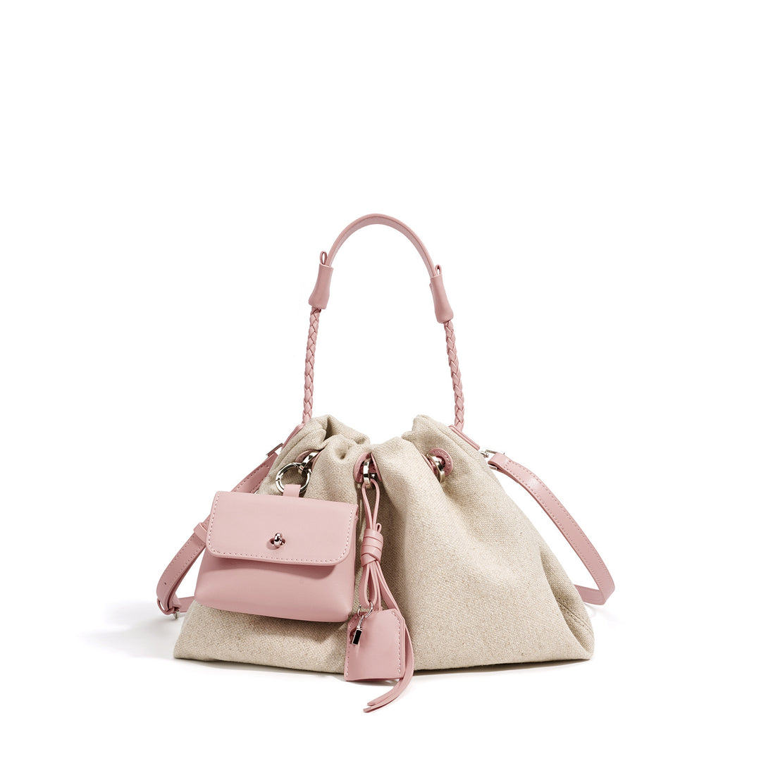 Damen lässige Stoffhandtasche mit abnehmbarem Minibag Nord Taschen