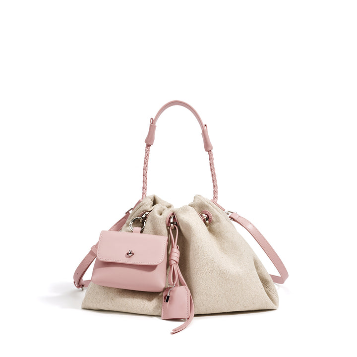 Damen lässige Stoffhandtasche mit abnehmbarem Minibag Nord Taschen