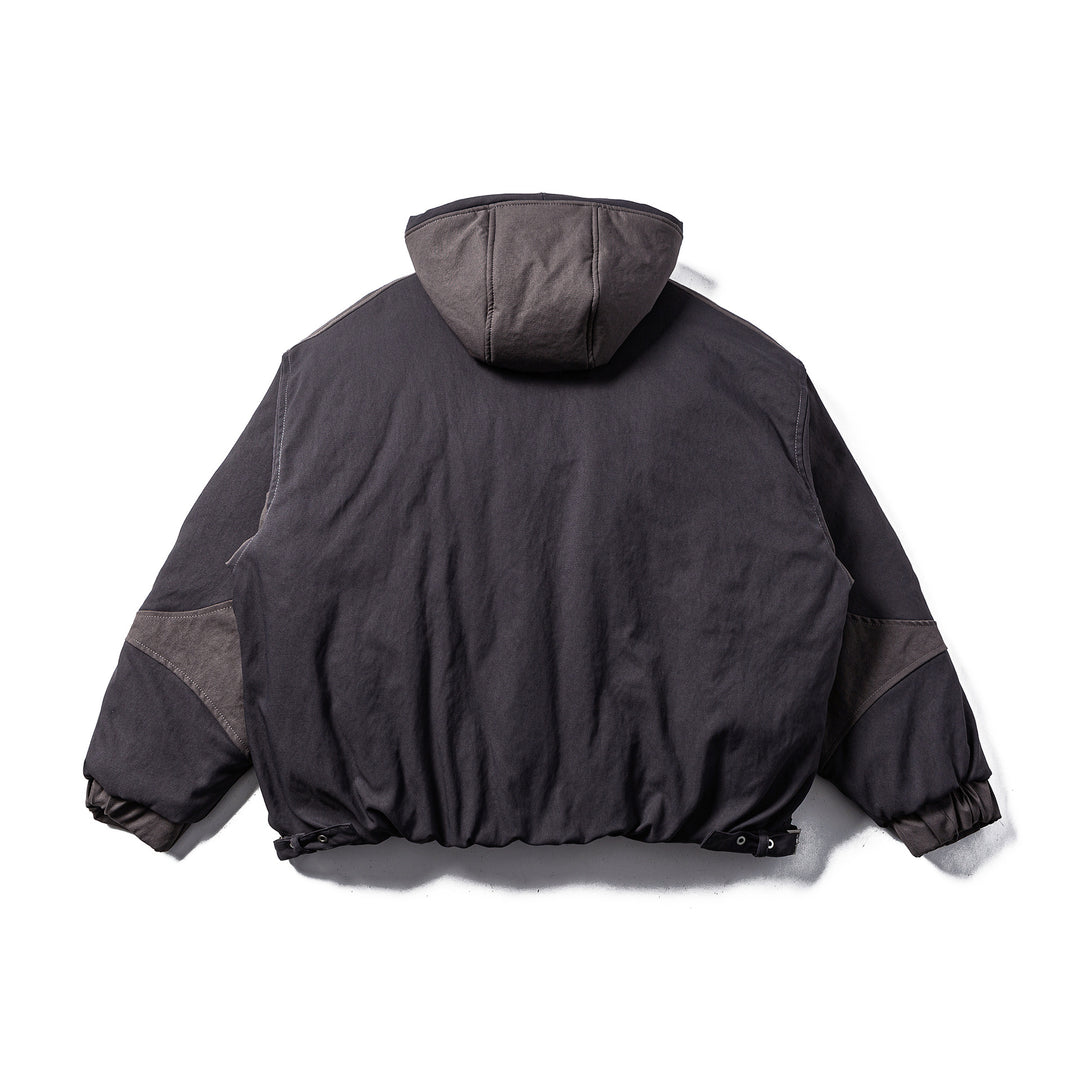 Herren Gepolsterte Stepp-Hoodie-Jacke mit Utility-Taschen Nord Taschen