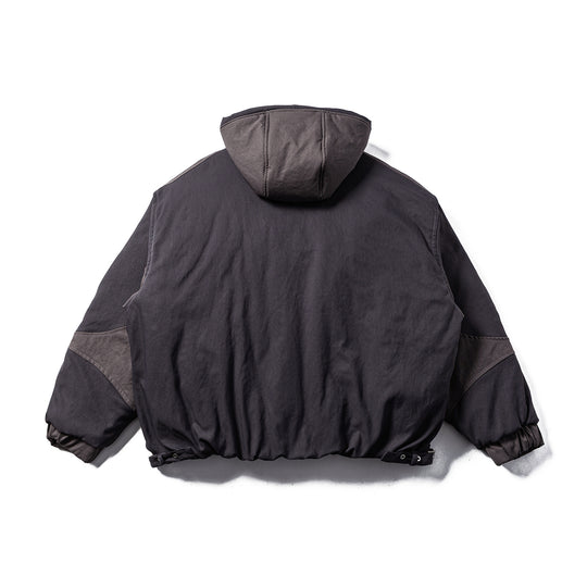 Herren Gepolsterte Stepp-Hoodie-Jacke mit Utility-Taschen Nord Taschen