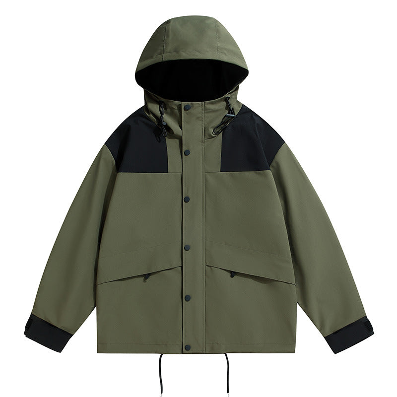 Herren technische Regenjacke Nord Taschen