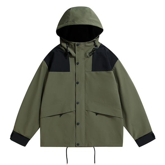 Herren technische Regenjacke Nord Taschen