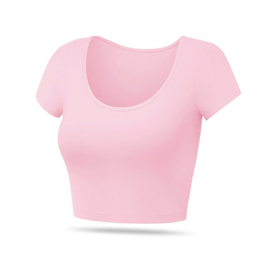 Damen Taillierte Rippstruktur MischgewNord Taschene Cropped-Top