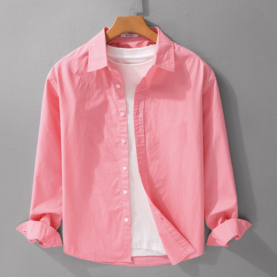 Herren Lässiges Layering-Hemd mit integriertem T-Shirt-Einsatz Nord Taschen