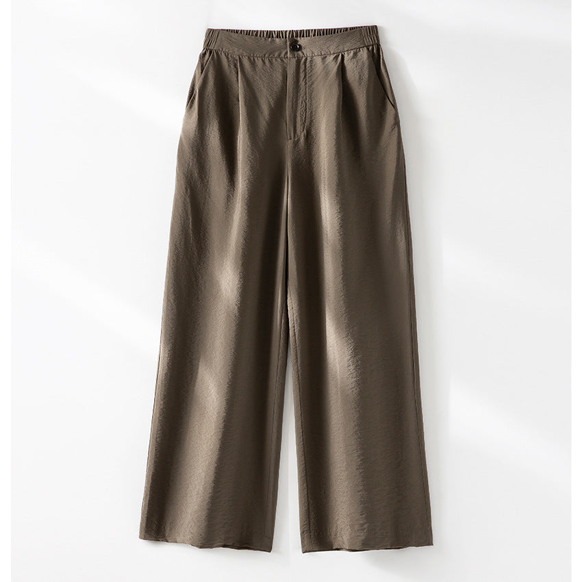 Damen Leichter Oversize-Blazer mit V-Ausschnitt, Ein-Knopf-Verschluss und gerafften Dreiviertelärmeln Nord Taschen