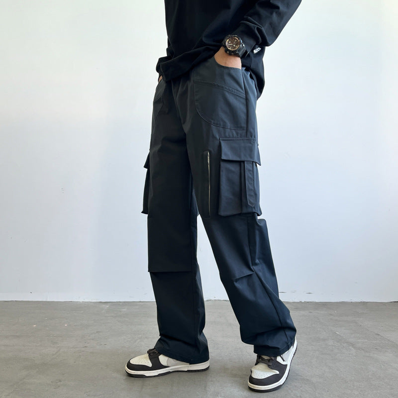 Herren Utility-Cargohose mit großvolumigen Klappentaschen, geradem Bein und robustem Twill Nord Taschen