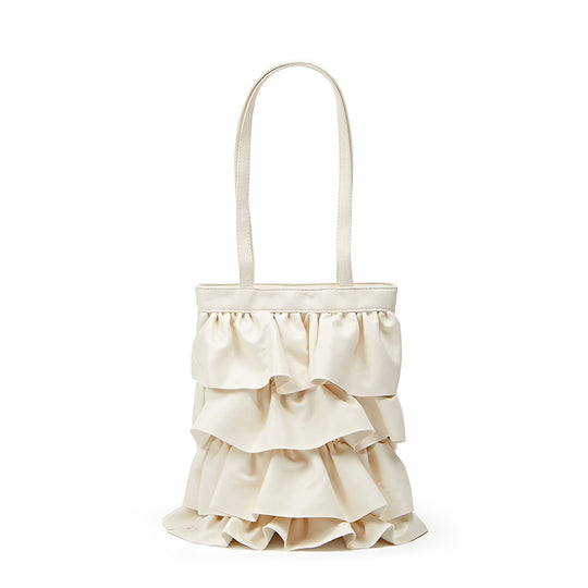 Damen Handtasche mit voluminösem Rüschendesign Nord Taschen