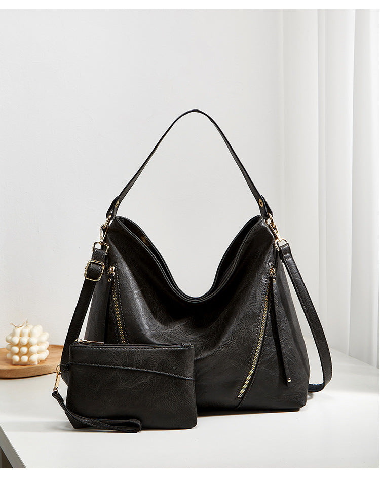 Damen Hobo-Tasche mit luxuriösem Kunstleder und geräumiger Innenaufteilung Nord Taschen