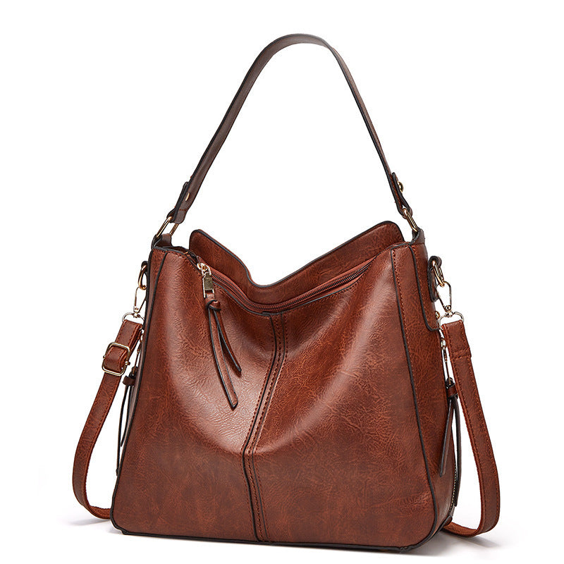 Damen Hobo-Tasche mit elegantem Faltendesign und verstellbarem Schulterriemen Nord Taschen